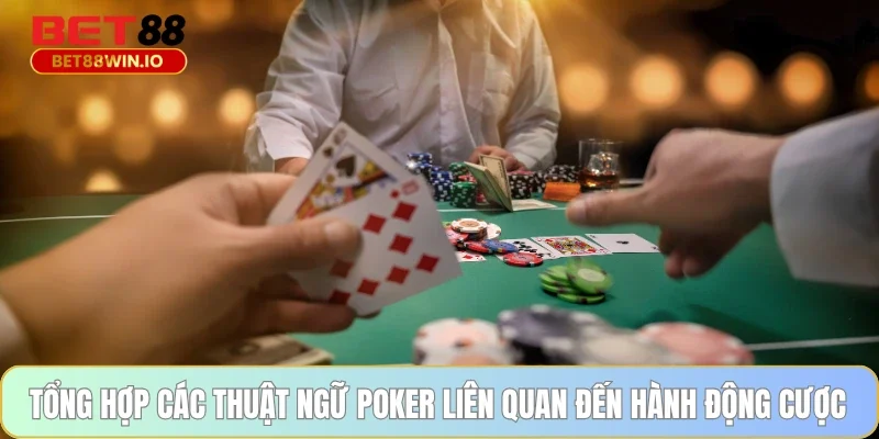 Tổng hợp các thuật ngữ Poker liên quan đến hành động cược Tổng hợp các thuật ngữ Poker liên quan đến hành động cược